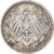 Moeda, ALEMANHA - IMPÉRIO, Wilhelm II, 1/2 Mark, 1905, Stuttgart, VF(30-35)