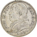 Moneta, STATI ITALIANI, PAPAL STATES, Pius IX, 2 Lire, 1867-XXII, Roma, BB