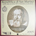 San Marino, 2 Euro, Galileo Galilei, 2005, Rome, Special Unc., MS(65-70)