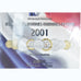 Monnaie, France, Coffret 1 c. à 20 frs., 2001, Monnaie de Paris, BU, FDC