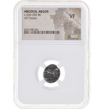 Coin, Argolis, Triobol, 330-250 BC, Argos, graded, NGC, VF, VF(20-25), Silver