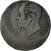 Moneda, Italia, Vittorio Emanuele II, 5 Centesimi, 1862, Naples, casquette, BC+