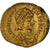 Moeda, Theodosius II, Tremissis, 402-450, Constantinople, AU(55-58), Dourado