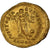 Moeda, Theodosius II, Tremissis, 402-450, Constantinople, AU(55-58), Dourado