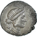 Coin, Julius Caesar, Denarius, 46-45 BC, Military mint in Spain, AU(50-53)