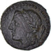 Coin, Sicily, Æ, After 212 BC, Syracuse, AU(50-53), Bronze, HGC:2-1523