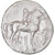 Moneta, Calabria, Nomos, ca. 340-332 BC, Tarentum, EF(40-45), Srebro, HN