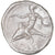 Moneta, Calabria, Nomos, ca. 340-332 BC, Tarentum, EF(40-45), Srebro, HN
