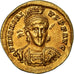 Münze, Honorius, Solidus, 397-402, Constantinople, SS+, Gold, RIC:X-8