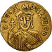 Münze, Theophilus, with Constantine and Michael III, Solidus, ca. 830-840