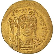 Moneda, Justin II, Solidus, 565-578, Constantinople, EBC, Oro, Sear:345