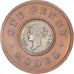 Moneta, Regno Unito, Victoria, One Penny Model, ND (1844), London, BB+