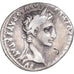 Moeda, Augustus, Denarius, 2 BC-4 AD, Lyon - Lugdunum, VF(30-35), Prata, RIC:207