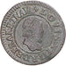 Moneta, Francia, Louis XIII, Denier Tournois, 1611, Lyon, BB, Rame, CGKL:360