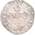 Moneta, Francia, Henri III, 1/2 Franc au col plat, 1589, Bordeaux, BB+, Argento