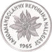 Moeda, Madagáscar, 2 Francs, 1965, Paris, ENSAIO, MS(65-70), Aço Inoxidável