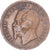 Monnaie, Italie, Vittorio Emanuele II, 10 Centesimi, 1862, Milan, punched, TB+