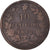 Coin, Italy, Vittorio Emanuele II, 10 Centesimi, 1862, Paris, VF(20-25), Copper