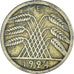 Moeda, ALEMANHA, REPÚBLICA DE WEIMAR, 5 Reichspfennig, 1924, Muldenhütten