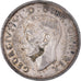 Moneta, Gran Bretagna, George VI, Florin, Two Shillings, 1943, BB+, Argento