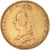 Moneta, Gran Bretagna, Victoria, Sovereign, 1889, BB, Oro, KM:767