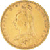 Munten, Groot Bretagne, Victoria, Sovereign, 1889, ZF+, Goud, KM:767