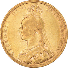 Monnaie, Grande-Bretagne, Victoria, Sovereign, 1892, TTB, Or, KM:767