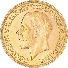 Moeda, Grã-Bretanha, George V, Sovereign, 1931, EF(40-45), Dourado