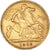 Moneda, Gran Bretaña, Edward VII, 1/2 Sovereign, 1902, MBC, Oro, KM:804