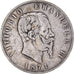 Moneta, Włochy, Vittorio Emanuele II, 5 Lire, 1871, Milan, VF(30-35), Srebro