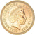 Moneda, Gran Bretaña, Elizabeth II, 1/2 Sovereign, 2001, EBC, Oro, KM:1001