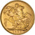 Moneda, Gran Bretaña, Edward VII, Sovereign, 1908, Souverain, EBC, Oro, KM:805