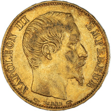 Coin, France, Napoleon III, Napoléon III, 20 Francs, 1854, Paris, EF(40-45)