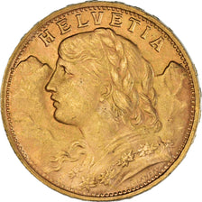 Moneta, Svizzera, 20 Francs, 1947, Bern, BB+, Oro, KM:35.2