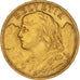 Moneda, Suiza, 20 Francs, 1947, Bern, MBC, Oro, KM:35.2