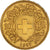 Moneda, Suiza, 20 Francs, 1947, Bern, MBC, Oro, KM:35.2