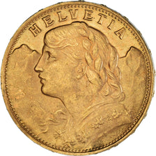 Munten, Zwitserland, 20 Francs, 1930, Berne, PR, Goud, KM:35.1