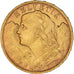 Moneda, Suiza, 20 Francs, 1927, Bern, EBC, Oro, KM:35.1