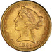 Moneta, Stati Uniti, Coronet Head, $5, Half Eagle, 1882, U.S. Mint