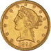 Moneta, Stati Uniti, Coronet Head, $5, Half Eagle, 1895, U.S. Mint