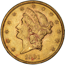 Münze, Vereinigte Staaten, Liberty Head, $20, Double Eagle, 1901, U.S. Mint