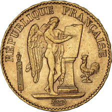 Münze, Frankreich, Génie, 20 Francs, 1892, Paris, SS+, Gold, KM:825