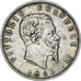 Italia, Vittorio Emanuele II, 5 Lire, 1865, Naples, MB+, Argento, KM:8.2