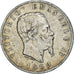 Italie, Vittorio Emanuele II, 5 Lire, 1869, Milan, TB, Argent, KM:8.3