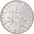 Munten, Frankrijk, Semeuse, Franc, 1917, Paris, PR+, Zilver, KM:844.1