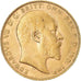 Moneta, Gran Bretagna, Edward VII, Sovereign, 1909, London, Souverain, BB+, Oro