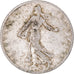 Moneda, Francia, Semeuse, Franc, 1911, Paris, BC+, Plata, KM:844.1