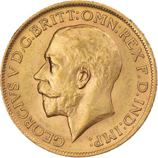 Münze, Großbritannien, George V, Sovereign, 1913, VZ, Gold, KM:820