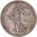 Coin, France, Semeuse, 2 Francs, 1908, Paris, VF(30-35), Silver, KM:845.1