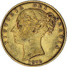 Gran Bretagna, Victoria, Sovereign, 1872, BB, Oro, KM:736.2